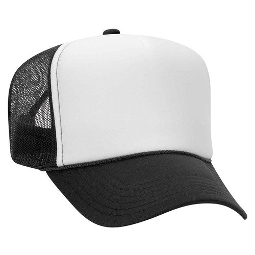OTTO CAP 5 Panel High Crown Mesh Back Trucker Hat