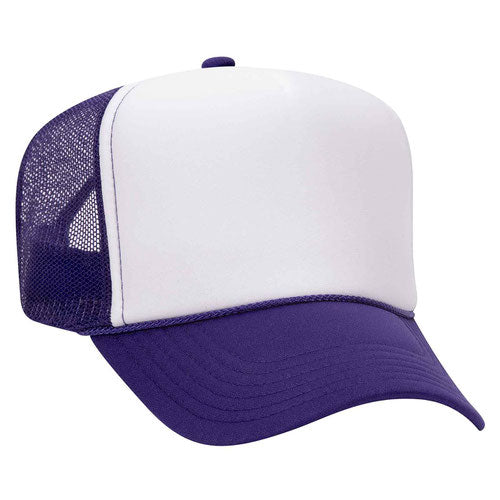 OTTO CAP 5 Panel High Crown Mesh Back Trucker Hat